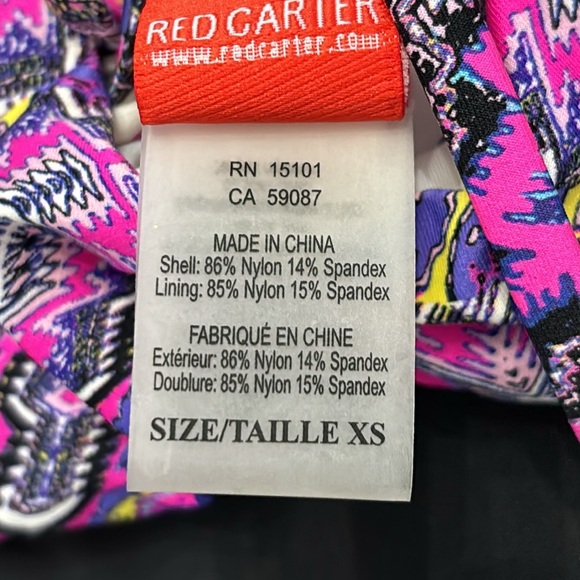 Red Carter One Piece Swimsuit - Picture 8 of 10